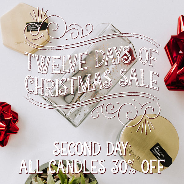 Paperdoll Boutique - 12 Days of Christmas Sale - 30% Off All Candles