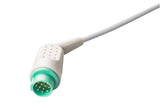 GE Corometrics Maternal ECG Compatible One Piece Reusable ECG Cable - 3 Leads Snap - Pluscare Medical LLC