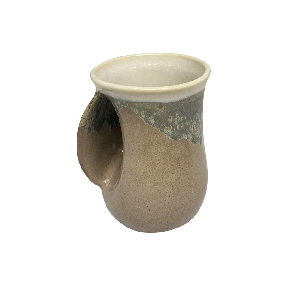 Clay In Motion Hand Warmer Mug - Mossy Creek Left