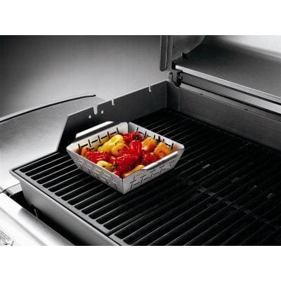 Outset® 76375 13 1/4 x 6 1/4 Cast Iron Shrimp Grill Pan