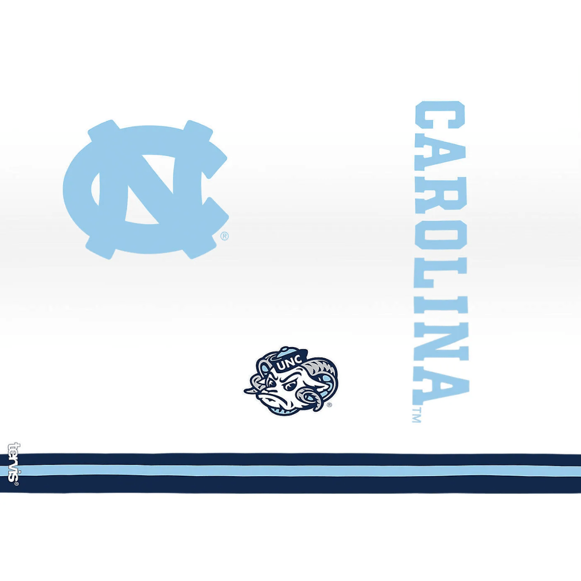 UNC, UNC Vault 20oz Interlock NC Stripe Tumbler