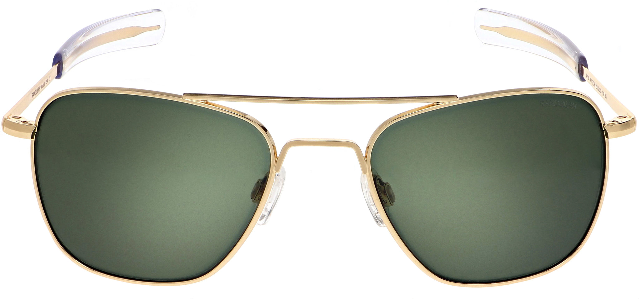 aviator green lenses