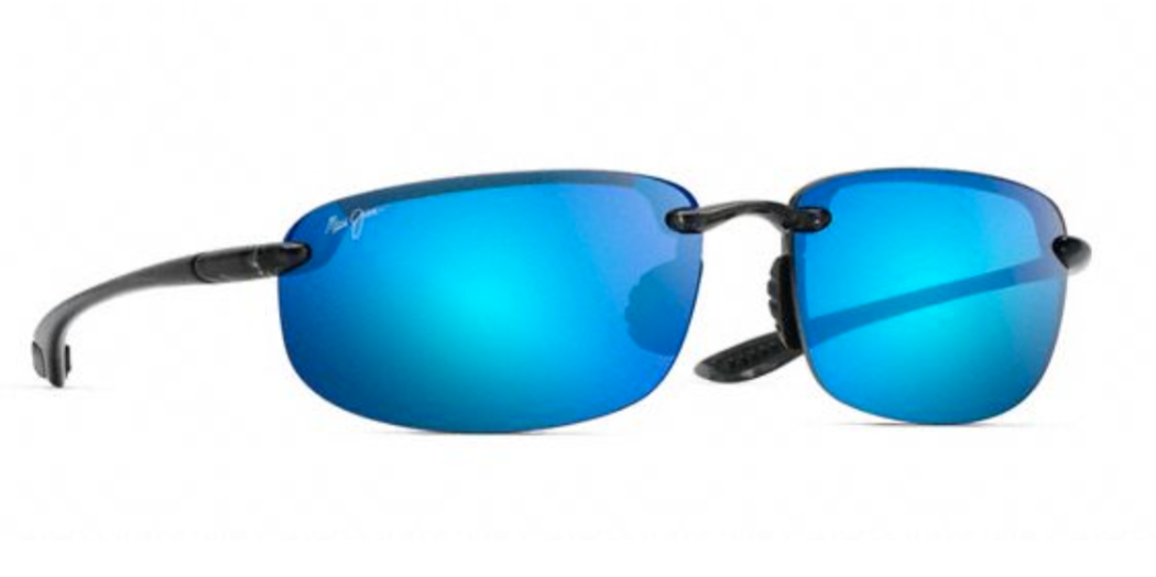 Maui Jim HO'OKIPA 407, Smoke Grey with Polarized Blue Hawaii Lens ...