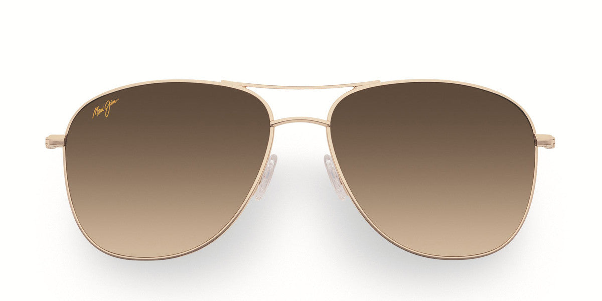 Maui Jim CLIFF HOUSE 247 Sunglasses- Gold with HCL Bronze Lenses - Flight  Sunglasses