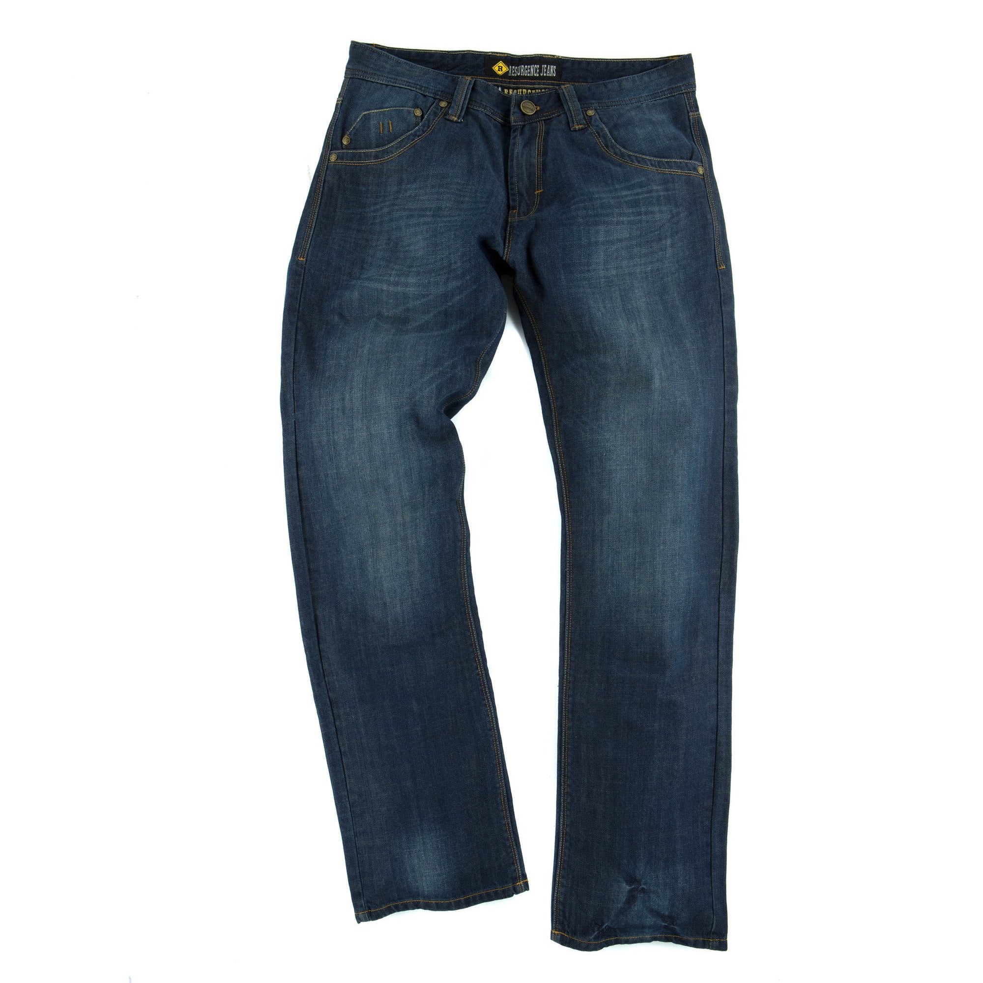 resurgence gear heritage mens protective motorcycle jeans in old school