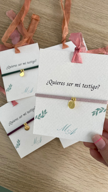 Tarjeta de testigo de boda, quieres ser mi testigo, solicitud de