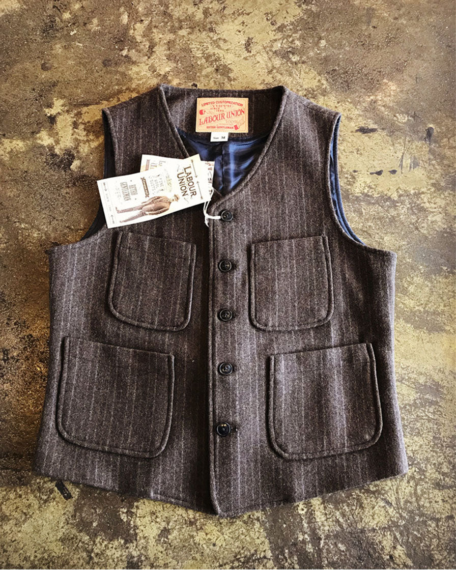 Ambassador Three-Pieces-Suit Waistcoat-Brown – Labour Union Clothing ...