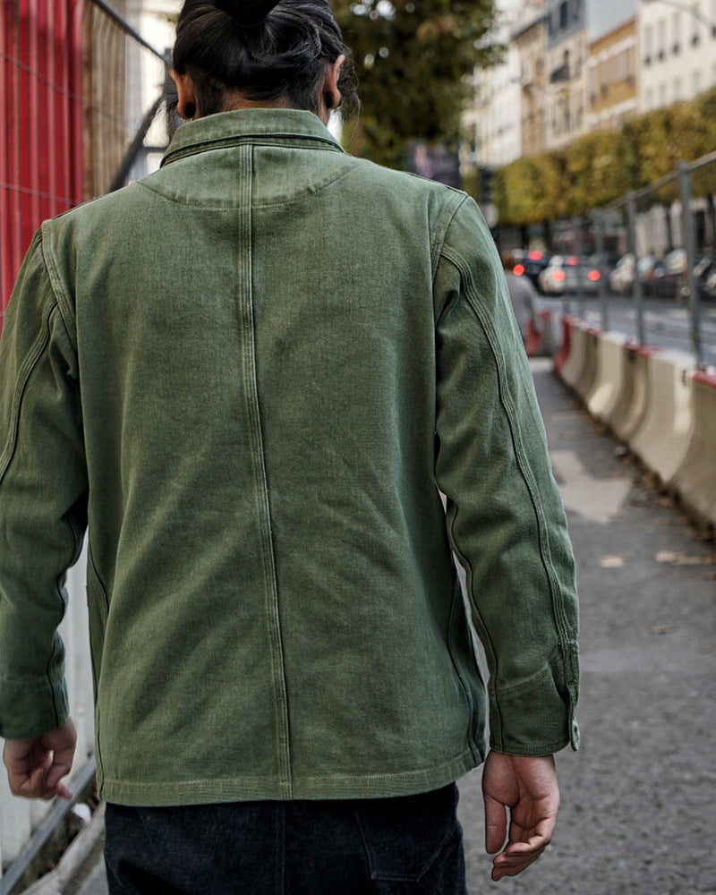 30´s~】French Vintage Cotton Work Jacket-