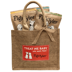 Fig & Tyler Jute Holiday Tote