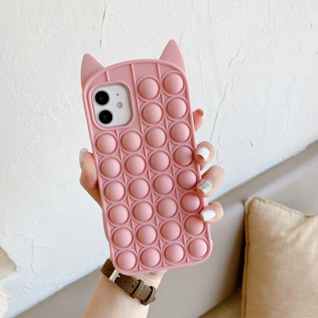 Animal Shpae Popit Case for iPhone BOOST iPhone XS MAX / Unicorn