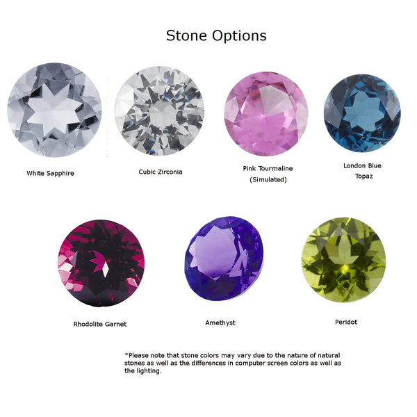 Gemstone Pattern Stacking Ring – Emily Jane Designs