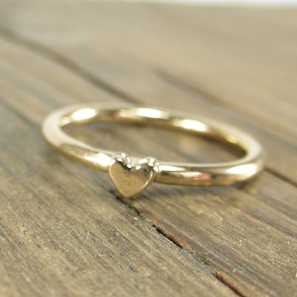 Tiny Heart Ring – Emily Jane Designs