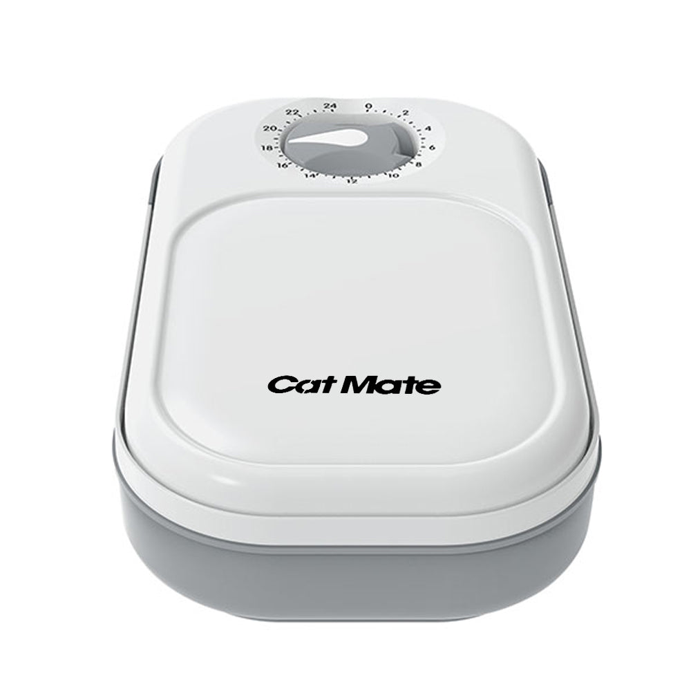 Image of Cat Mate One-meal Automatic Dry/Wet Food Pet Feeder (C100)