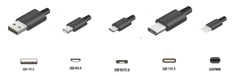 USB Interface, lightning, apple, USB, micro