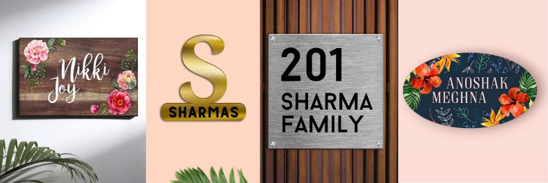 Name Plate Design for Home