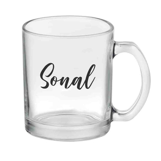 Buy Customized Glass Coffee Mugs for Tea with Add Name – Nutcase