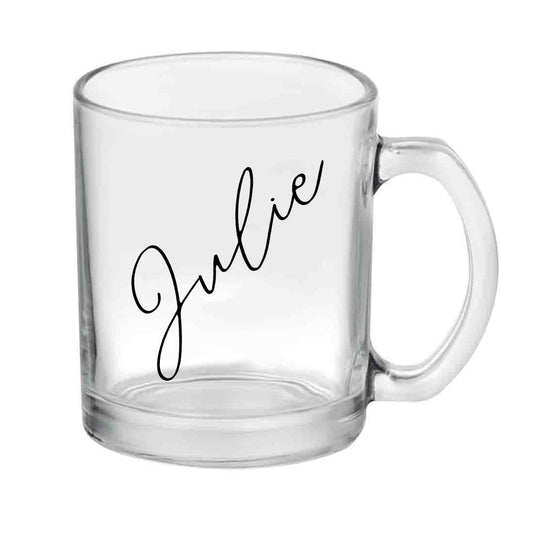 Buy Customized Glass Coffee Mugs for Tea with Add Name – Nutcase