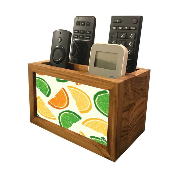 Tv Remote Caddy Organizer For TV / AC Remotes -  Sweet Lime