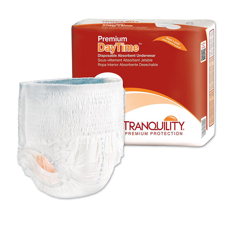 Tranquility Premium DayTime Heavy Protection Absorbent Underwear, Extra Large