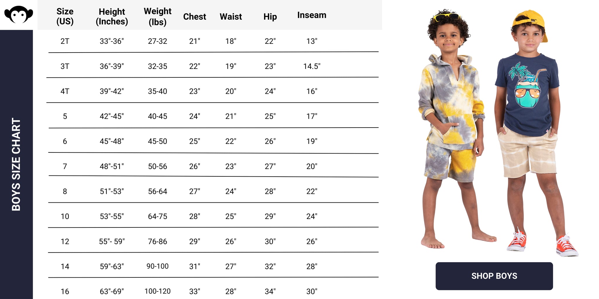 Appaman Kids Clothing Size Chart High Quality