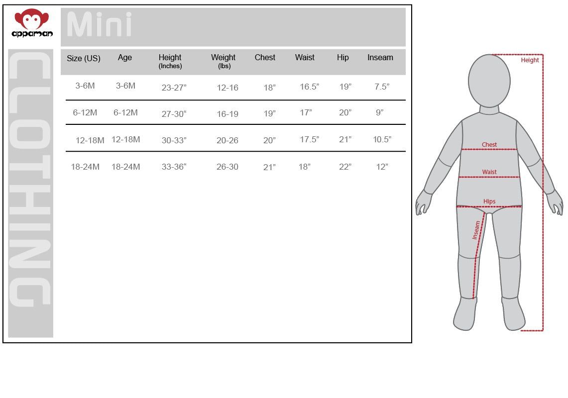 Children Clothing Sizes | Sizing Charts | Appaman