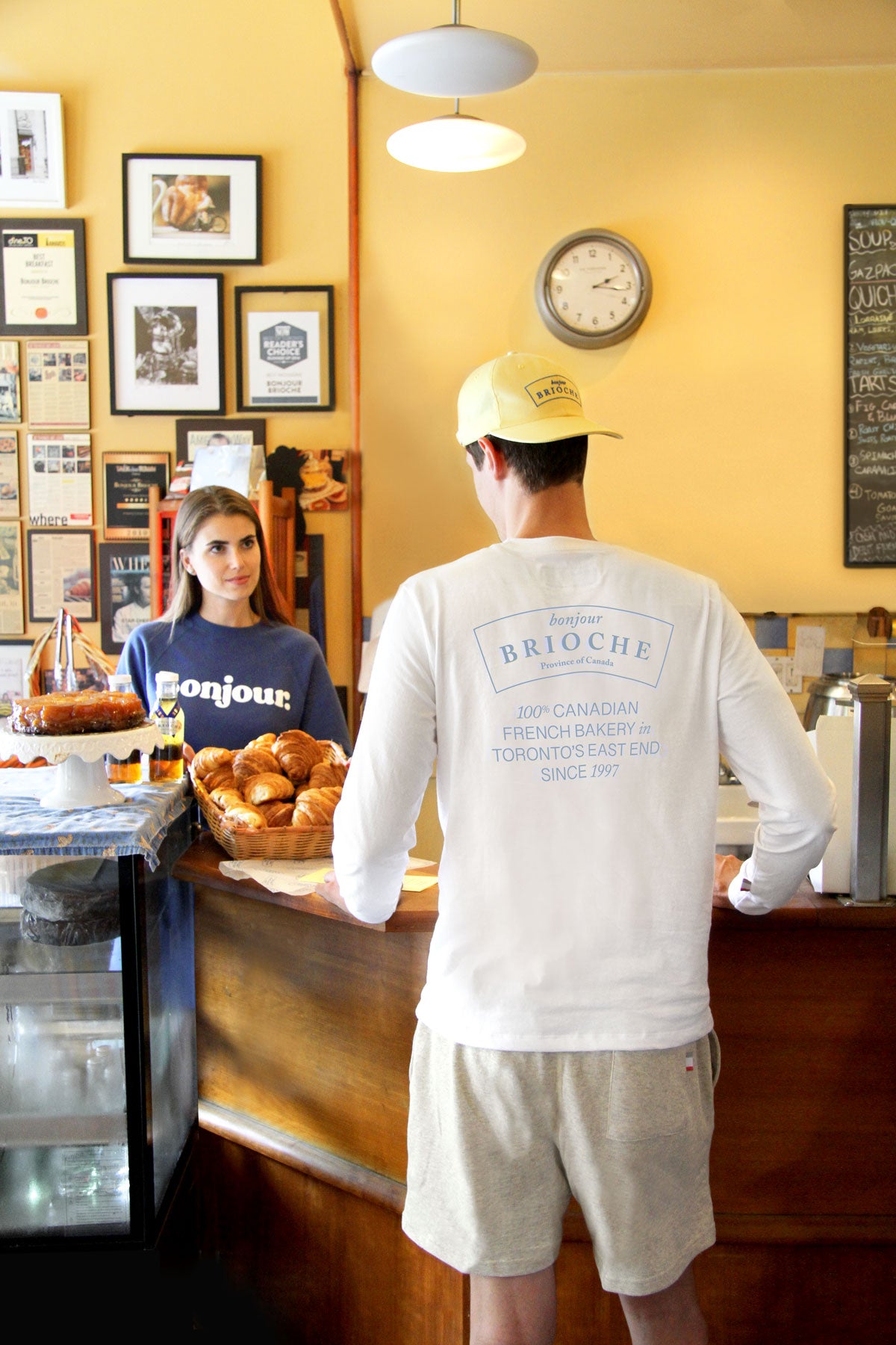 Behind the counter