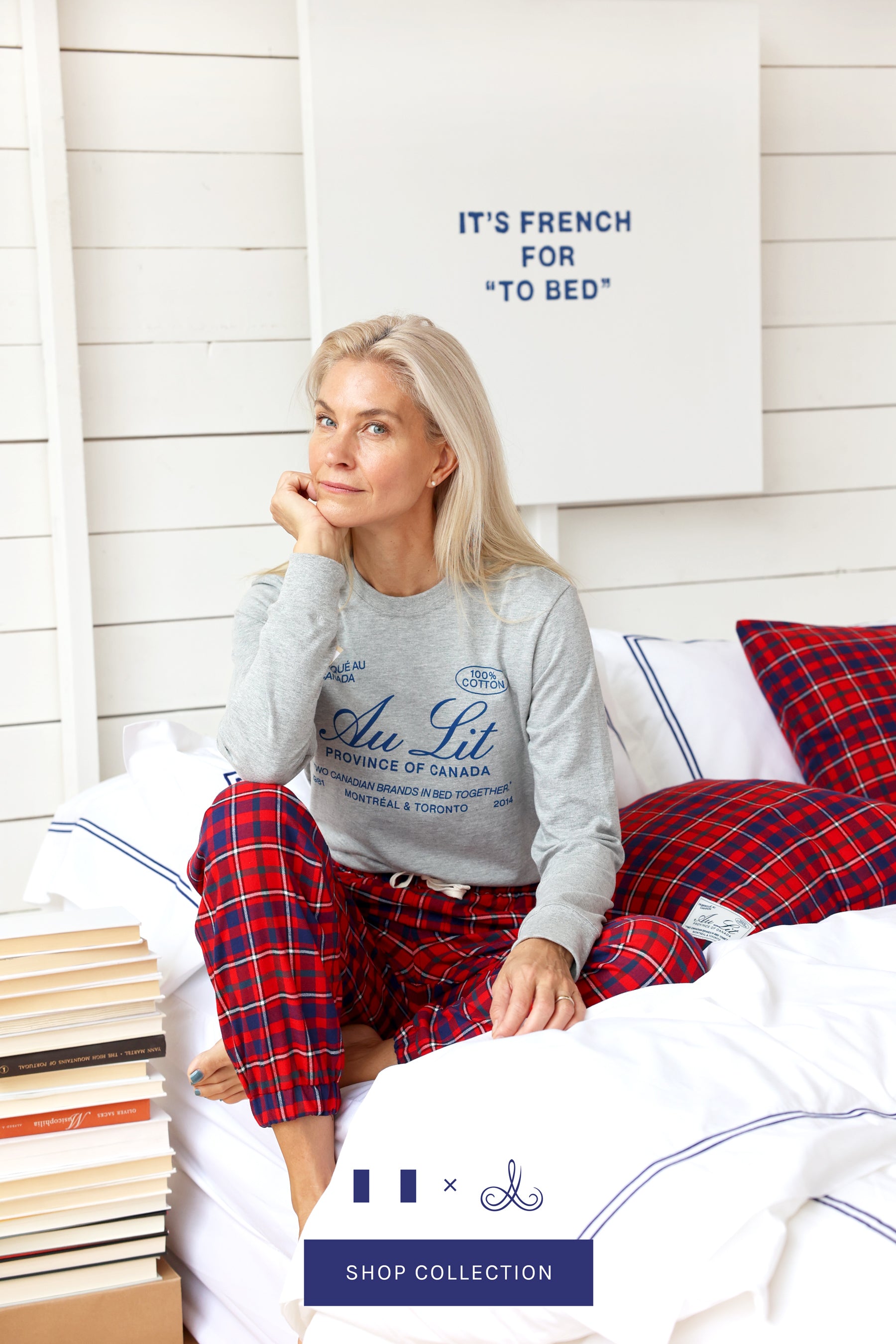 Au Lit Fine Linens x Province of Canada - Made in Canada