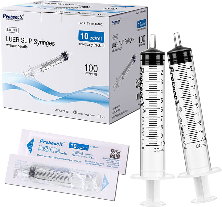 ProtectX Syringe 3ml Disposable Luer Lock Sterile (No Needle), Individ –  AZAC Group