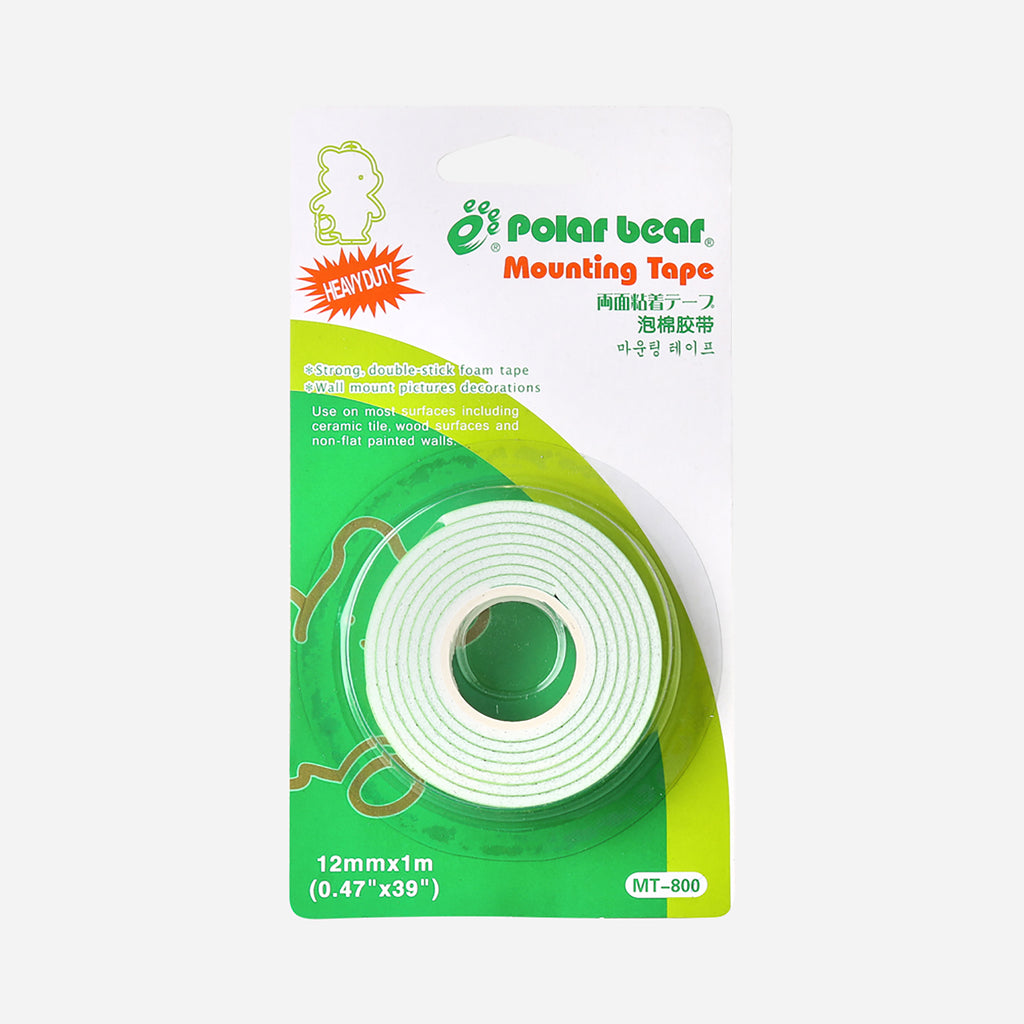 Polar Bear Double Side Foam Tape 12mm X 1m