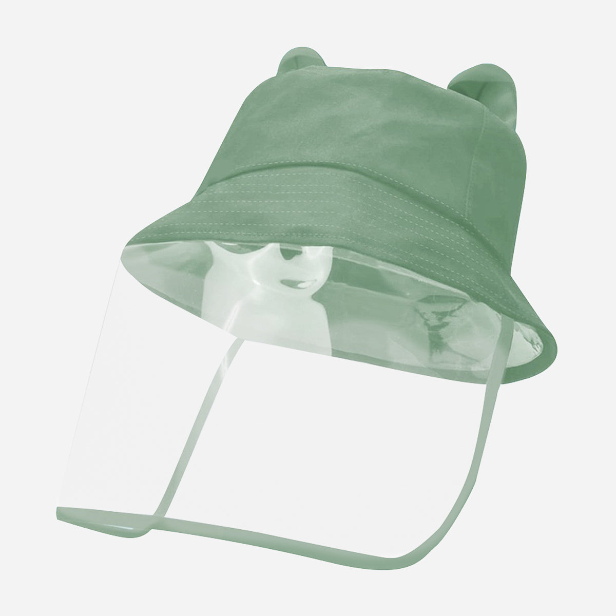 Shop For Bloom Green Bucket Hat With Face Shield Online The Sm Store