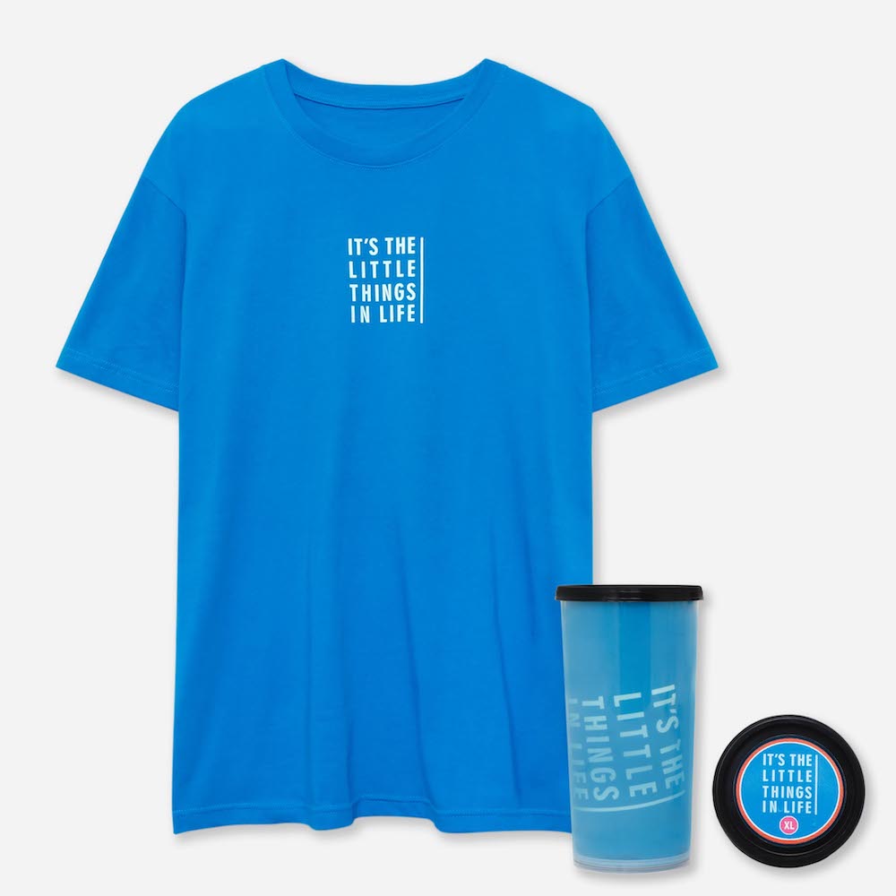 Tee Culture It's The Little Things In Life Giftable Tees in Blue