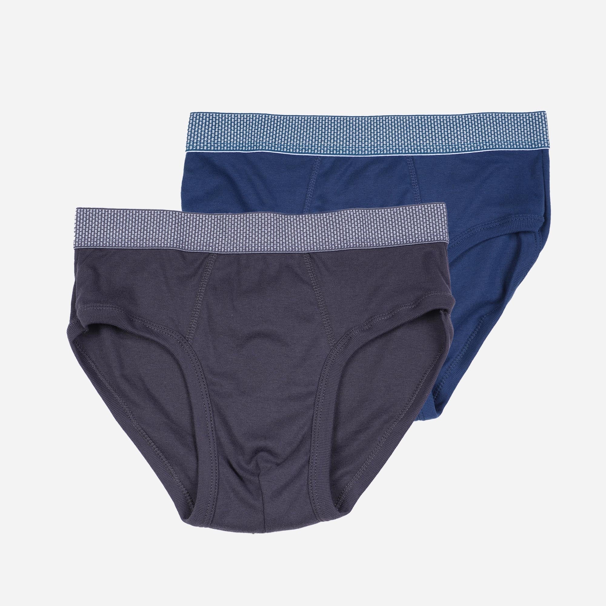 Baleno Men's Underwear 2 in 1 Plain Brief in Assorted