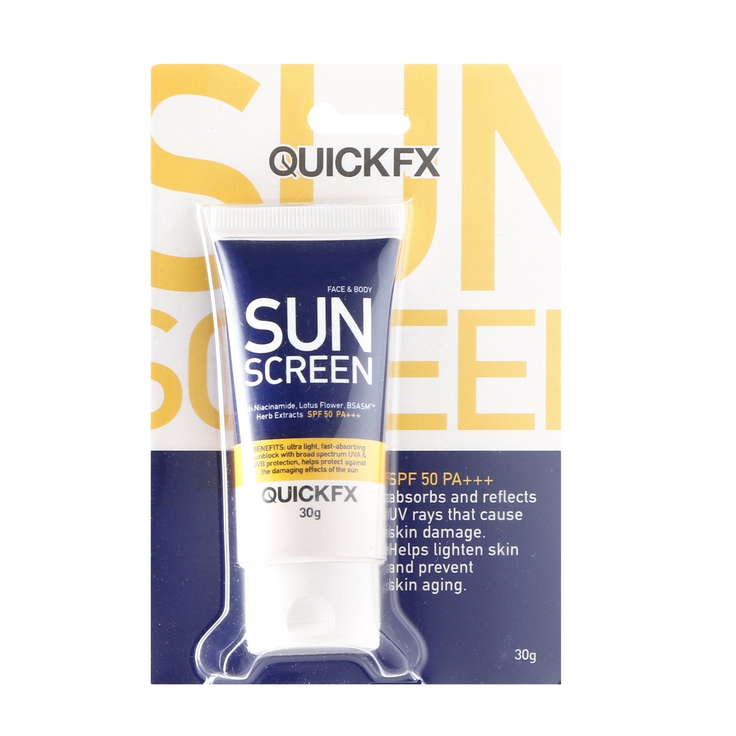 sunscreen quickfx