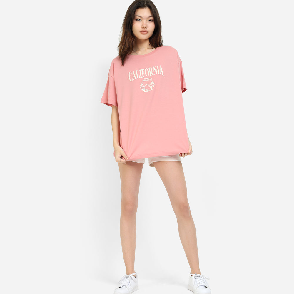 GTW Urban Elly Oversized California Tennis Tee