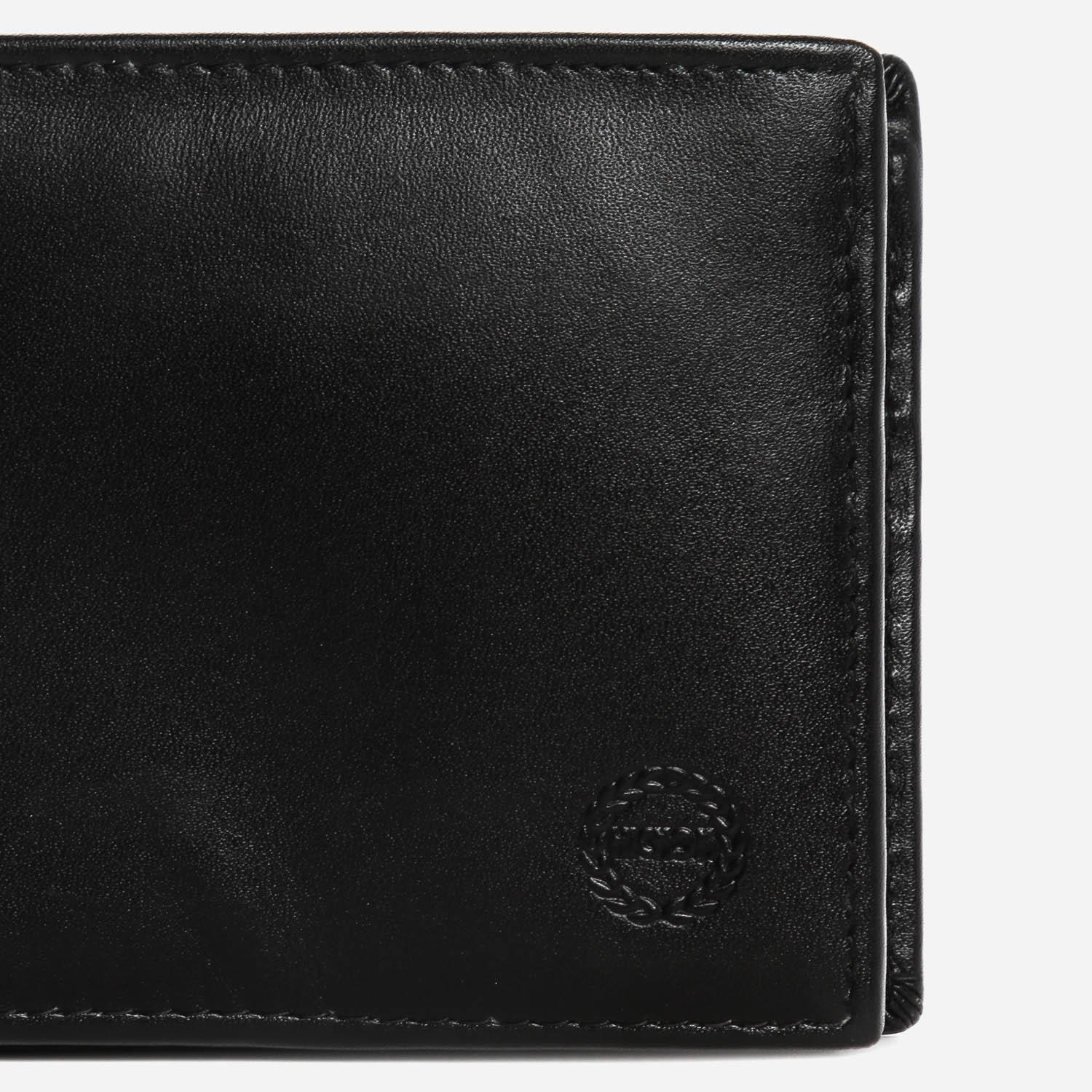 Hickok Men's Bi-Fold Small Wallet in Black