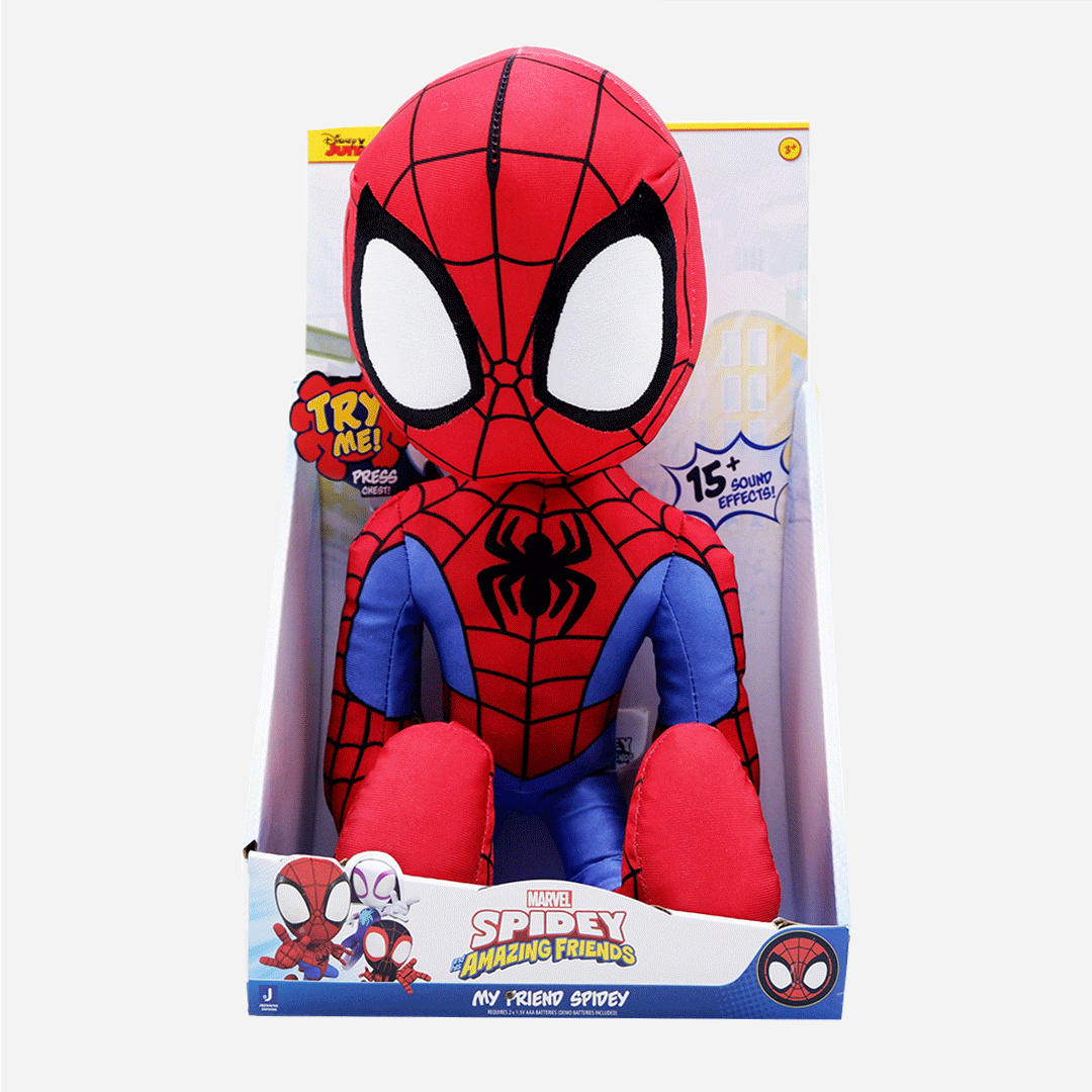 spidey and his amazing friends plush toys