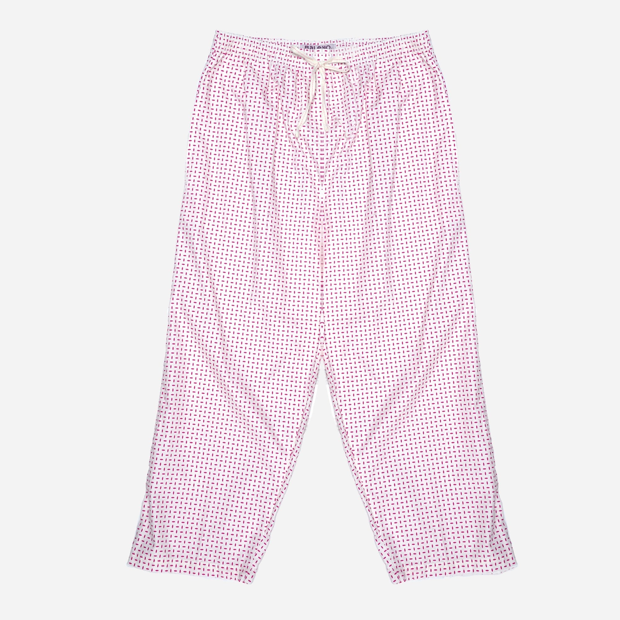 Baleno Sleepwear Allover Dash Drawstring Pajama Pants