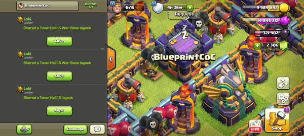 Copy Bases from Clan chat