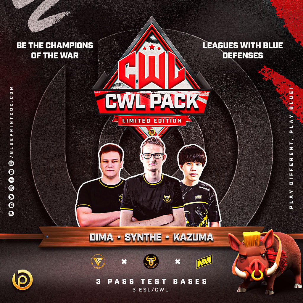 TH15 Champions War League Base pack Limited Edition - by BlueprintCoC