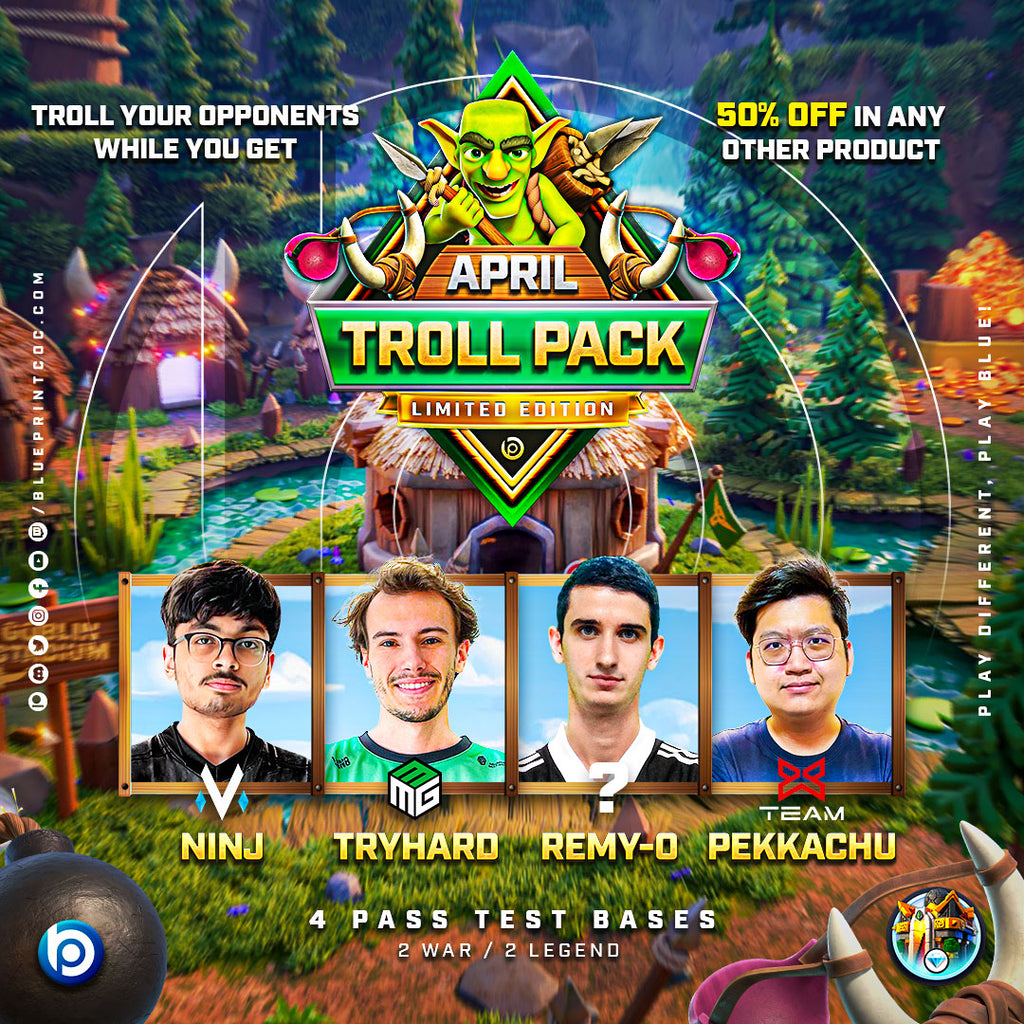 TH16 April Troll Base pack Limited Edition - by BlueprintCoC
