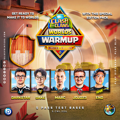 TH16 Worlds Warm-Up Base pack Limited Edition - by BlueprintCoC