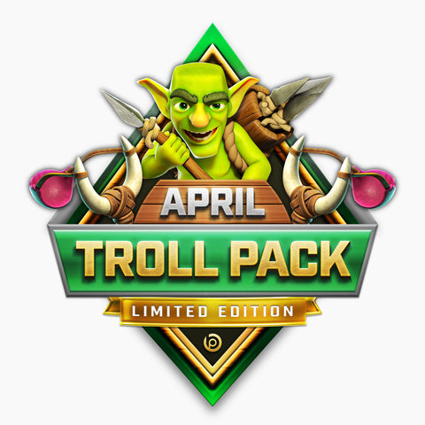 TH16 April Troll Base Pack - Limited Blueprint CoC