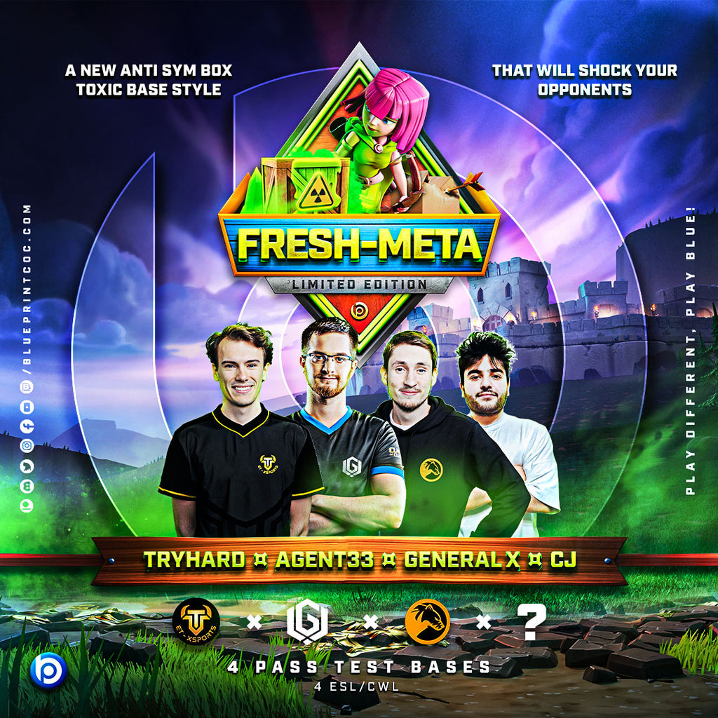 Th15 Fresh-Meta Base Pack Limited Edition - by Blueprint CoC