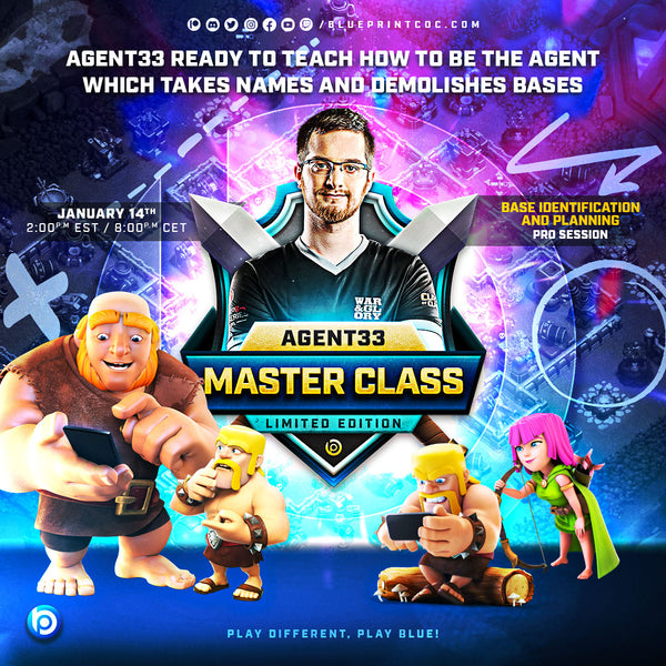 Agent33 Master Classes ⚔️ Blueprint CoC Coaching