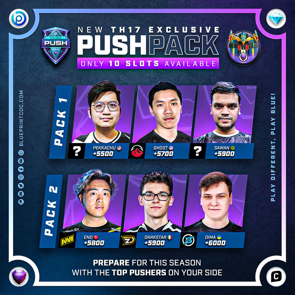 NEW TH17 Exclusive PUSH Base Pack at Blueprint CoC