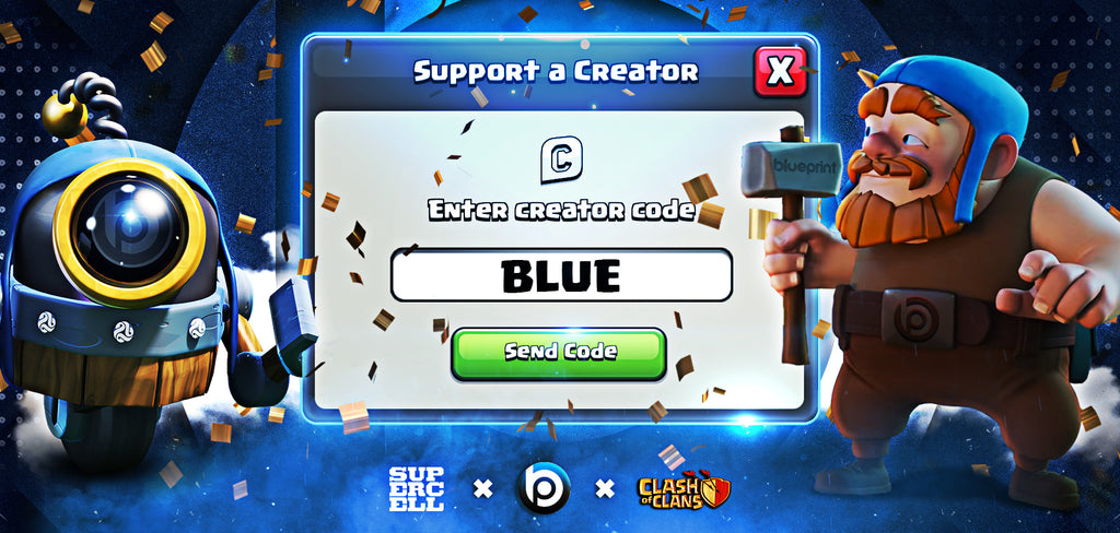 Blueprint Clash of Clans Official Content Creator Boost