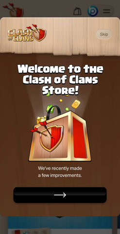 Clash of Clans Store