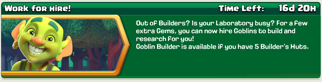 Builder Goblin Event