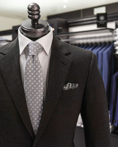 Image of Coppley suit on a mannequin