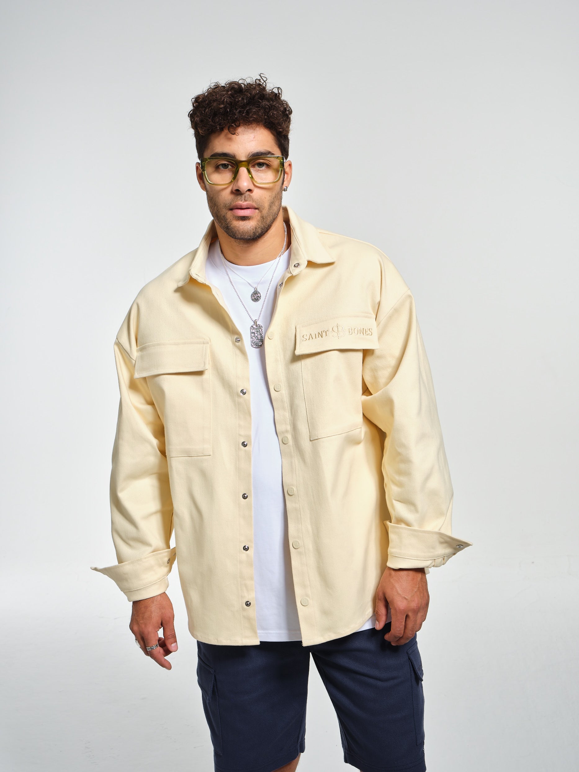 SB Corduroy Shirt in Mustard Yellow – Saint Bones